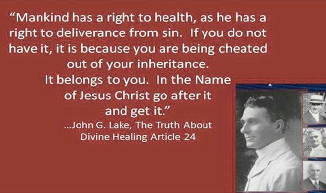 divine healing John G. Lake God’s Battle Axe – John G. Lake