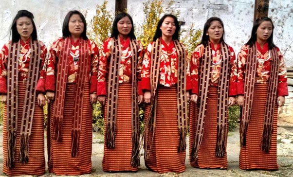 traditioner attire of bhutanese 3 Christianity in Bhutan