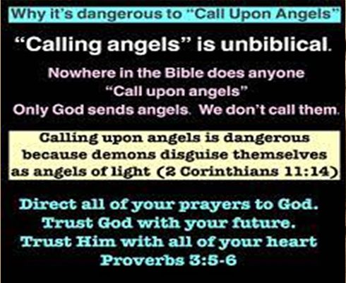 calling angel Counterfeit Angelic Ministry