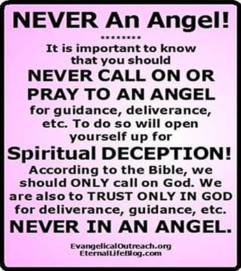 never an angel Counterfeit Angelic Ministry