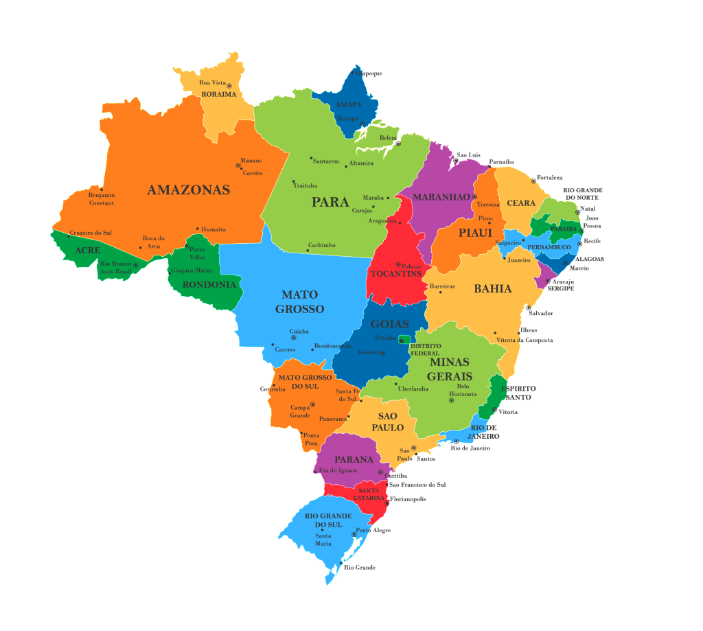Brazil Political Map