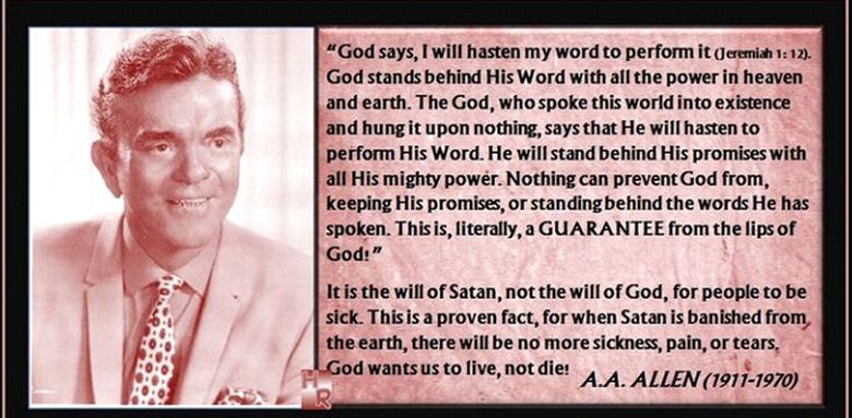 a.a allen quote 4 God’s Battle Axe – A. A. Allen