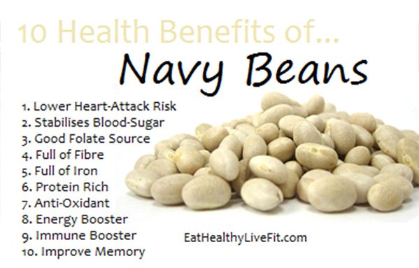 navy beans 1 Health Benefits of Legumes