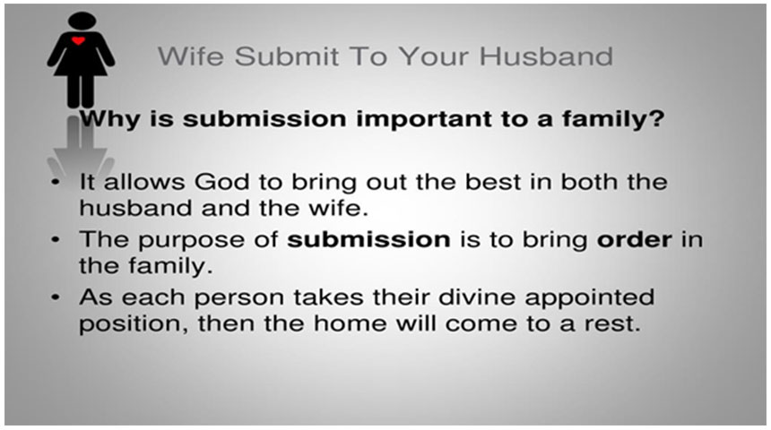 Wife Submit TO YOUR HUSBAND