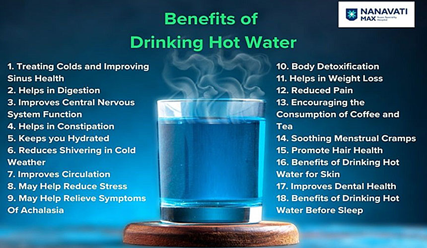Benefits of Drinking Hot Water