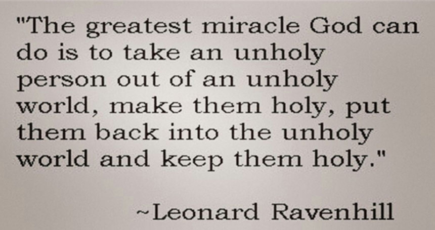 Greatest miracle