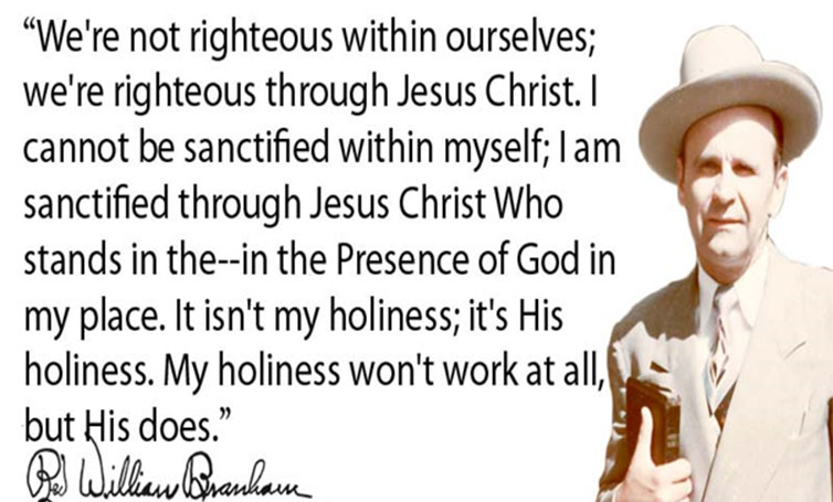 We are not righteous within ourselves