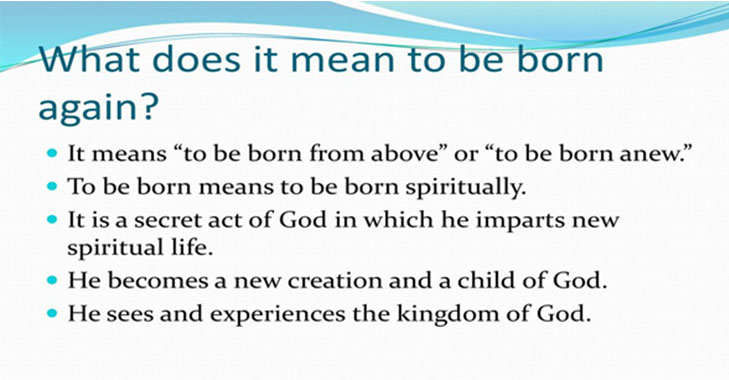 What Does it Mean to be Again