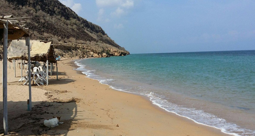 Beach in Djibouti