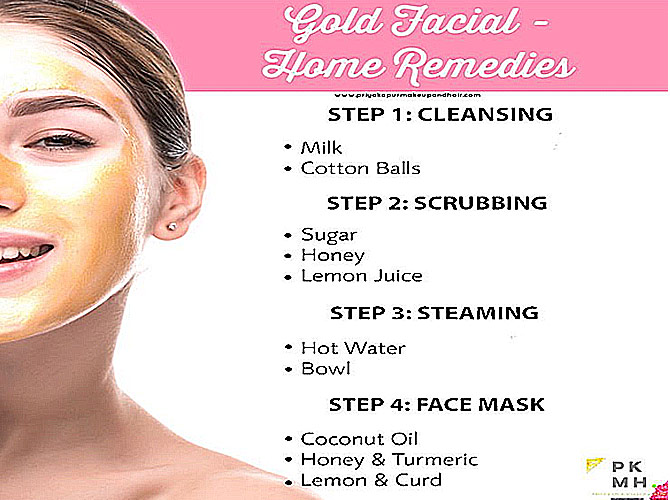 Golden Facial Home Remedies