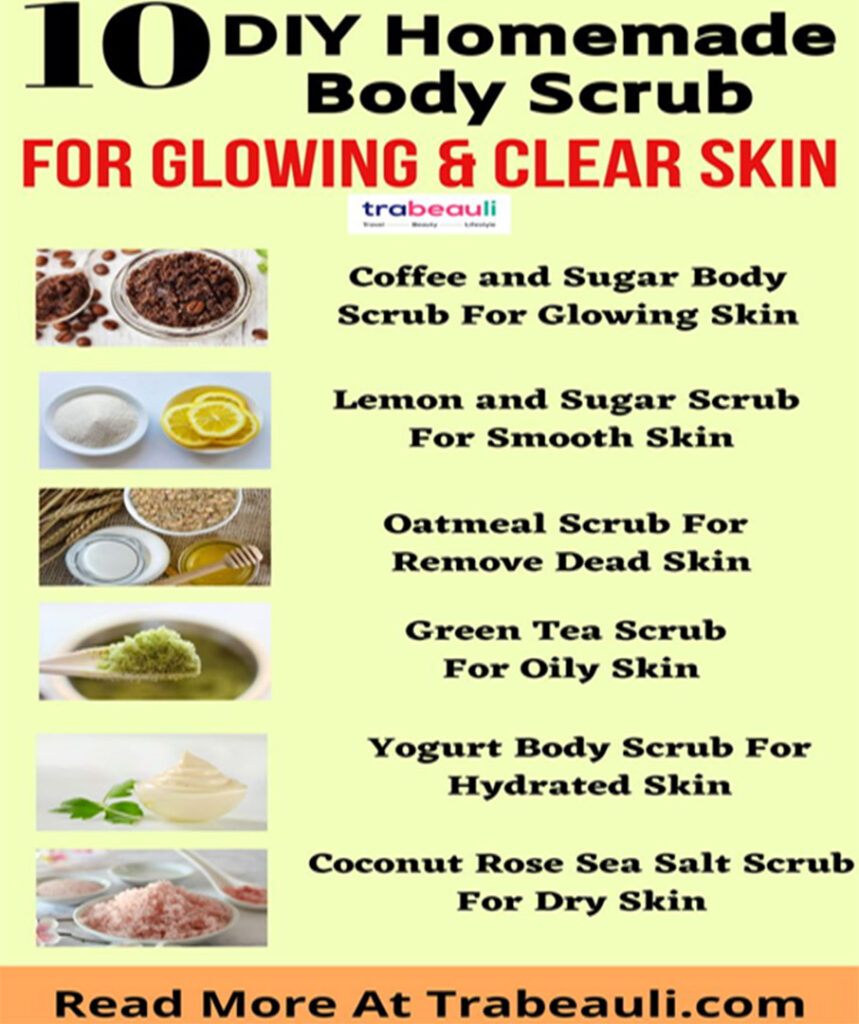10 DIY Homemade Body Scrub