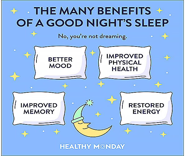 The Main Benefits of a good night's sleep