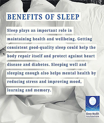 Benefits of sleep