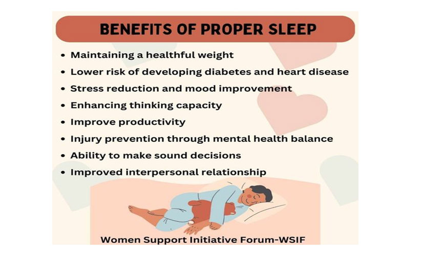 benefits of proper sleep