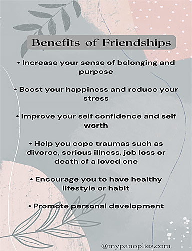 Benefits of Friendships