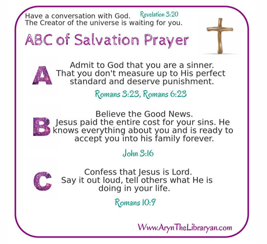 ABC of Salvation Prayer Potpourri – Holiness