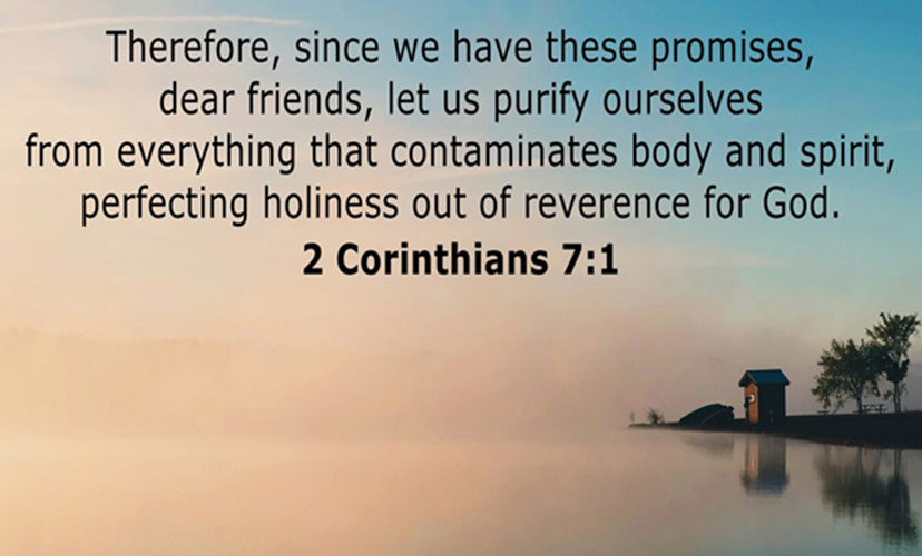 Let us Purify ourselves Potpourri – Holiness