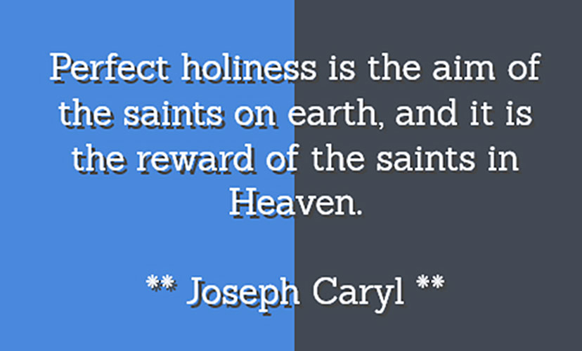 Perfect Holiness Potpourri – Holiness