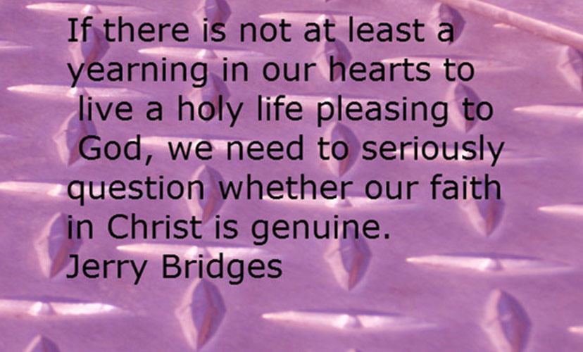 Yearning in our Heart for Holiness Potpourri – Holiness